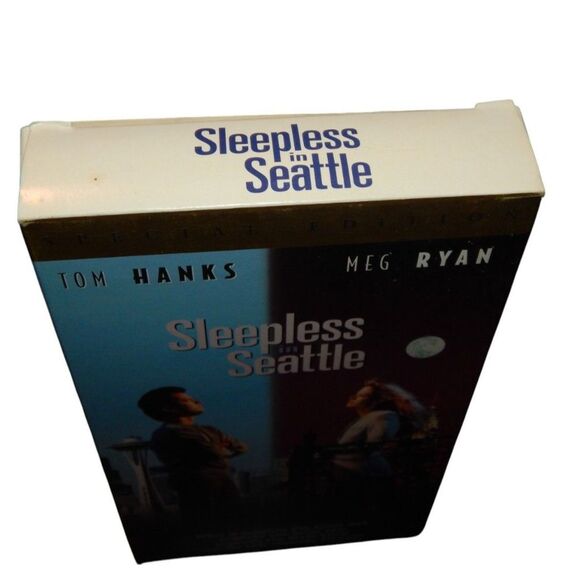 SLEEPLESS IN SEATTLE vintage VHS in original paper case Tom Hanks Meg Ryan - Picture 5 of 10